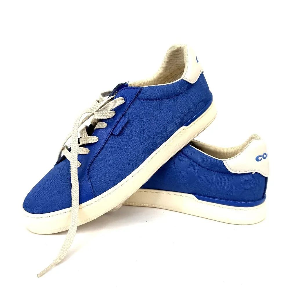 Coach Low Line Men’s Sneakers Royal Blue - Picture 1 of 7
